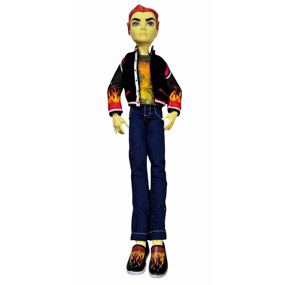 Monster High Heath Burns Double Home Ick Doll Flame Outfit G1